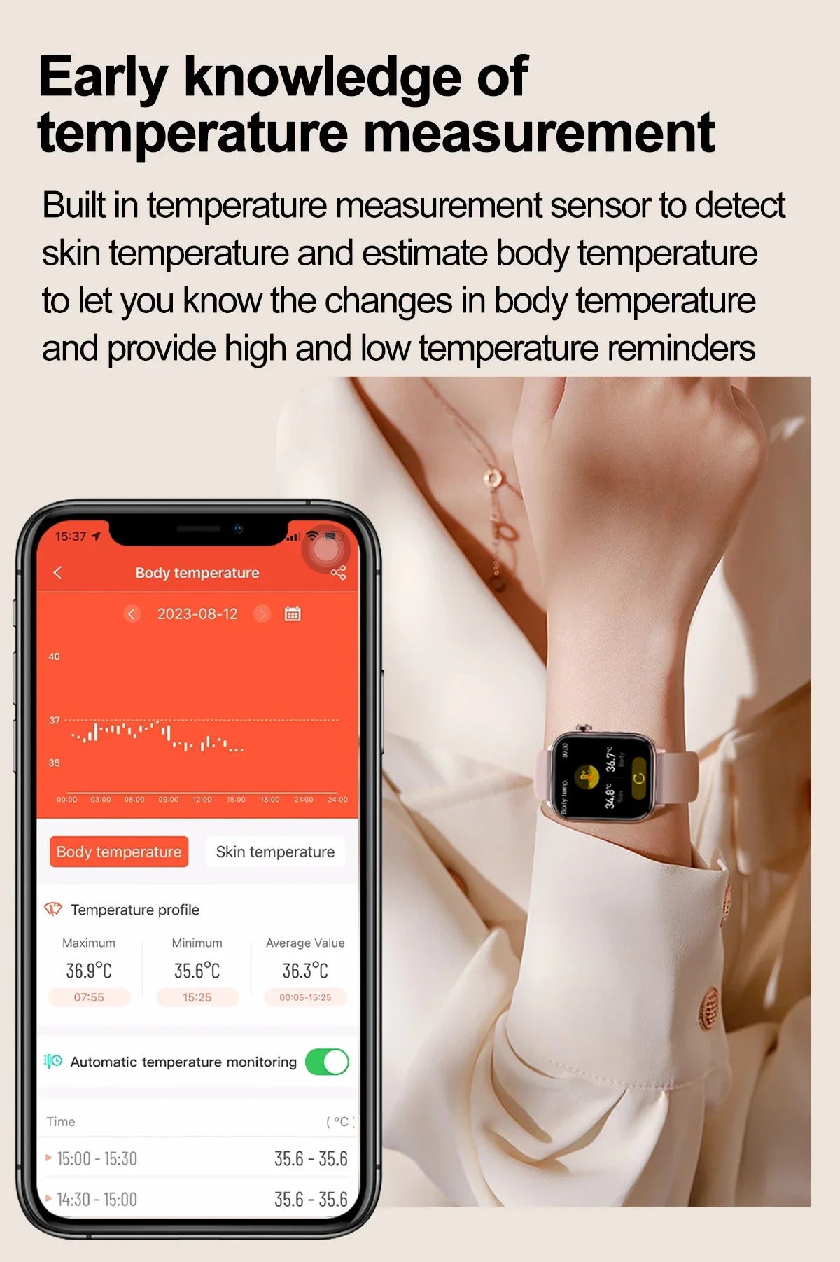 2025 Medical Grade Bulbusbow Smartwatch for Women – Blood Glucose, Lipid, Uric Acid AI Diagnostic & Menstrual Health Tracker