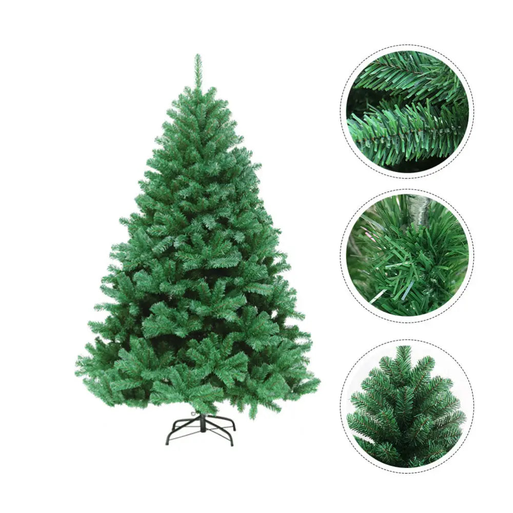 1Pc Christmas Tree Model for Yard Living Room Encrypted Leaf Christmas Tree Decorative Simulation Christmas Tree for Festival