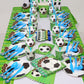 Soccer Football Birthday Decoration Soccer Sports Theme Tableware Set Happy Banner Balloons Party Supplies For Kids Boy Favors