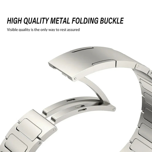 Titanium Link Bracelet for Samsung Galaxy Watch 7 Band Ultra 47mm No Gaps Quick Fit Wrist Strap for samsung 7 ultra 47 mm Correa