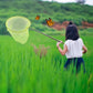 Outdoor Catching Catching Butterfly Net Fishing Net Bag Stainless Steel Telescopic Fishing Net Tool Outdoor Telescopic Portable