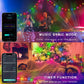 RGB LED Fairy Lights Globe String Smart Addressable USB Garlands with Bluetooth Remote Control for Outdoor Christmas Room Decor