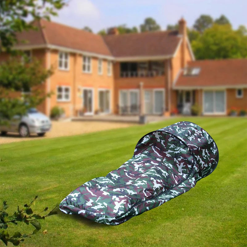 Camouflage Sleeping Bag Case Cover Waterproof Camping Fishing Bivvy Bag Sleeping Bag Protector Covers WITHOUT Liner Accessories