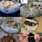 Pet Dog Sofa Beds for Small Dogs Warm Accessories Large Dog Bed Mat Pets Kennel Washable Plush Medium Basket Puppy Cats Supplies