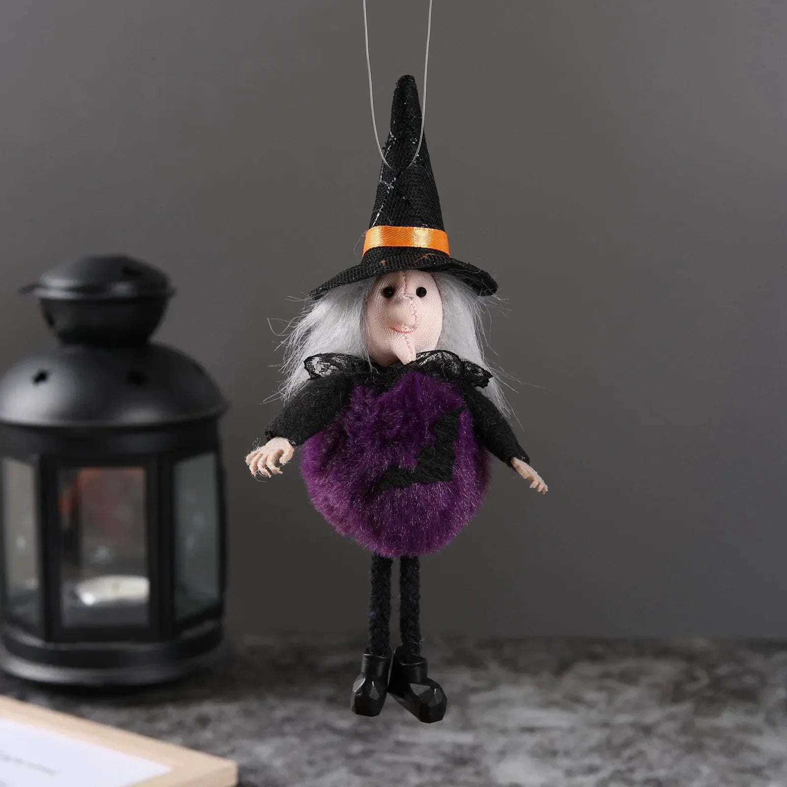 Halloween Decorative Pendant Ghost Festival Pumpkin Witch Pendant Bar Haunted House Layout Props Happy Helloween Party Decor