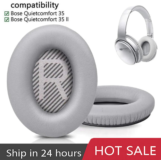 适用于 BOSE QC35 的专业耳垫，适用于 QuietComfort 35 &amp; 35 ii BOSEQC35 QC2、AE2、AE2i QC15 AE2 SoundTrue 耳机垫