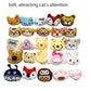 Cat Catnip Toy Set Kitten Mini Plush Chewing Toy Pet Mint Toy With Scent Teeth Grinding Thumb Pillow Pet Catnip Toy