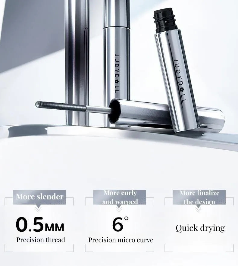 Judydoll Three-dimensional Lengthening Curling Thick Metal Small Steel Tube Mascara Non-Smudging Mascara Eye Makeup