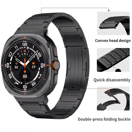 Titanium Strap For Samsung Galaxy Watch Ultra 47mm Metal Stainless steel Bracelet Watchband For Galaxy Watch 7 47mm Ultra Belt