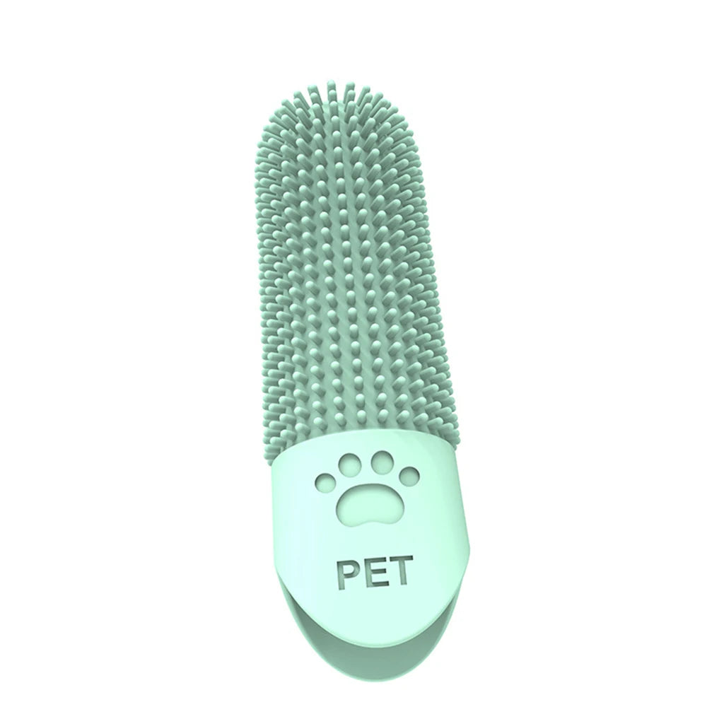 Pet Silicone Teeth Cleaning Fingertips For Cats And Dogs Cleaning And Removing Tartar And Stones Pet Toothbrushes