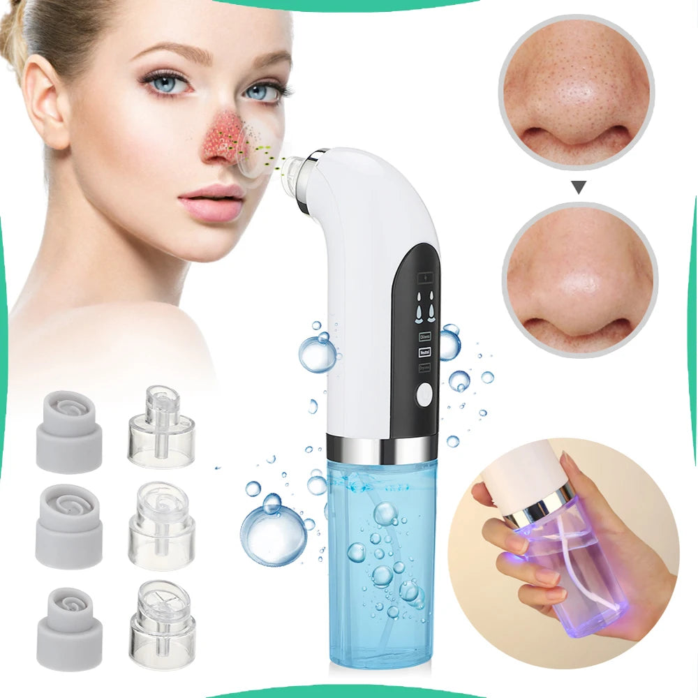 Face Care Bubble Blackhead Remover Vacuum Face Deep Pore Nose Cleaner Suction Black Dots Beauty Products Facial Cleaning Tool