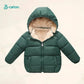 Children's Cotton Cloths Down Jacket Coat Baby Kids  Clothing Boy Girls Cashmere Winter Thick Warm Zipper Hooded Outwear