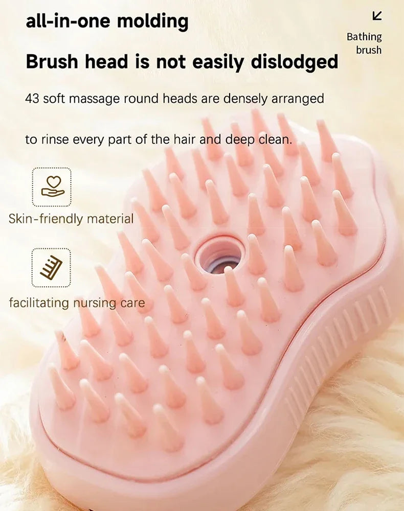 3 in 1 Pet Brush Cat Steam Brush Comb Dog Brush Electric Spray Cat Hair Brushes Massage Pet Grooming Hair Removal Combs