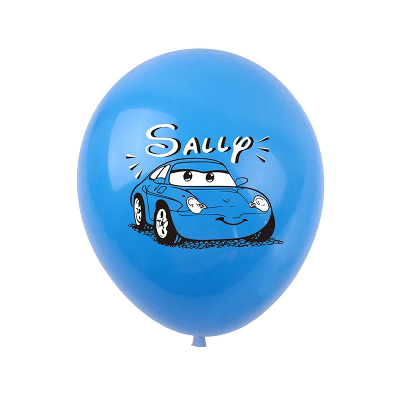 10pcs Disney Cars Theme Balloon Lightning McQueen Sally Mater Luigi Balloon For Birthday Party Decorations supplies Kids Favor