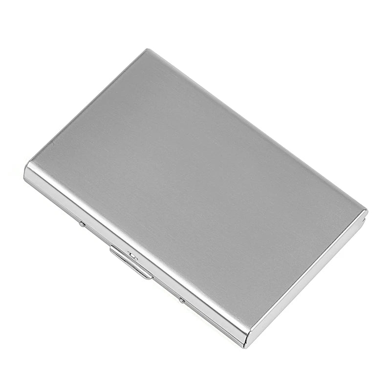 RFID Blocking Aluminium Metal Slim Wallet for Men | Lightweight & Stylish Card Holder Money Bag Anti-scan Credit Card Holder Thin Case Small Male Wallet