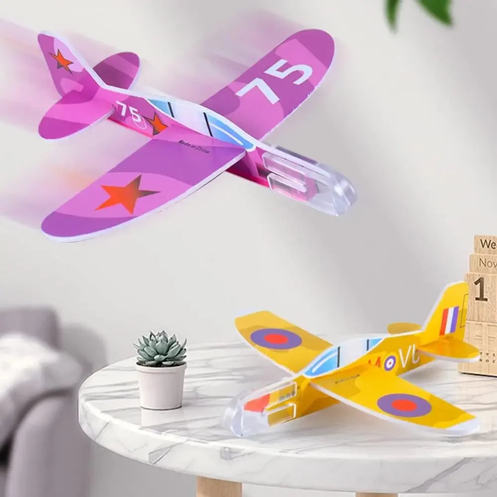 10/200Pcs Kids Party Supplies DIY Multicolor Foam Airplane Boys Birthday Party Souvenirs Pinata Filler Kindergarten Prize Toys