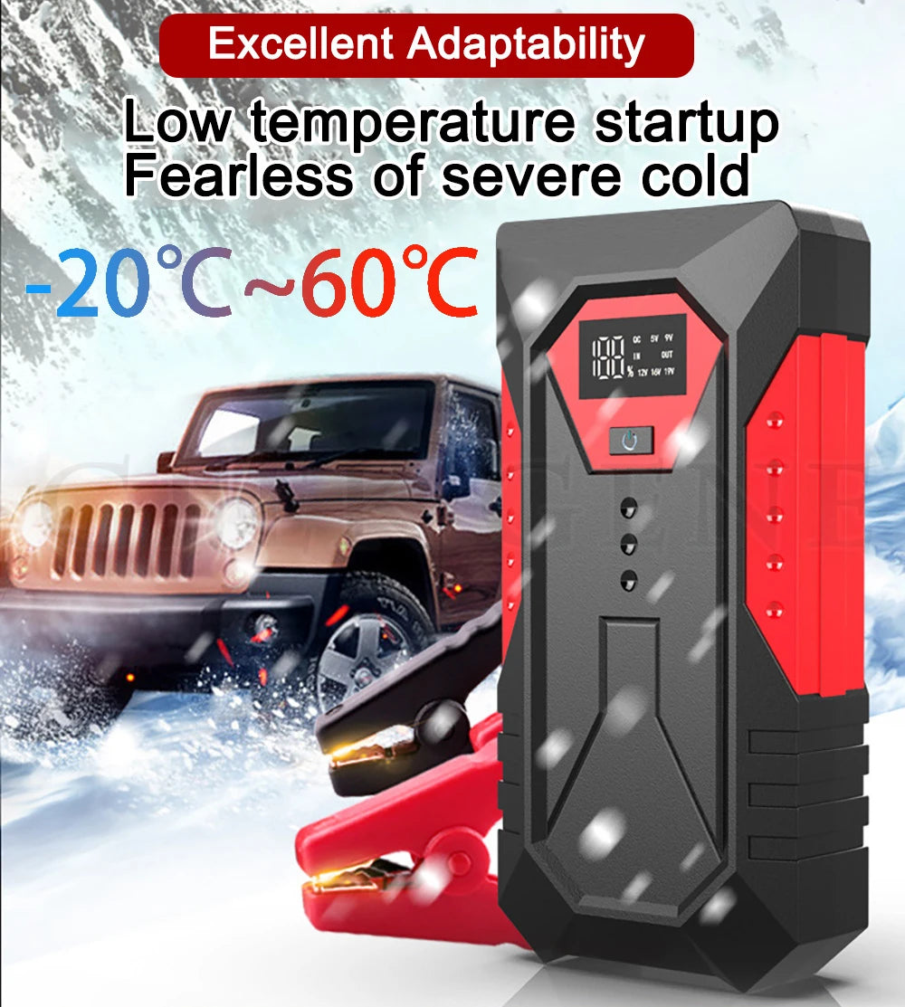 18000mAh Car Jump Starter Portable Power Bank Car Battery Booster 12V Car Starting Device for Petrol Diesel 6.0L/4.0L