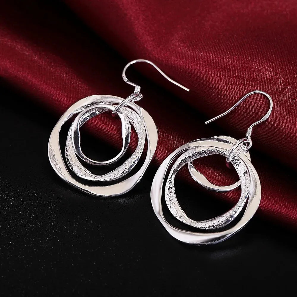 Bulbusbow 925 Sterling Silver Hoop Earrings – Hypoallergenic, Lightweight, and Elegant Circle Design for Women