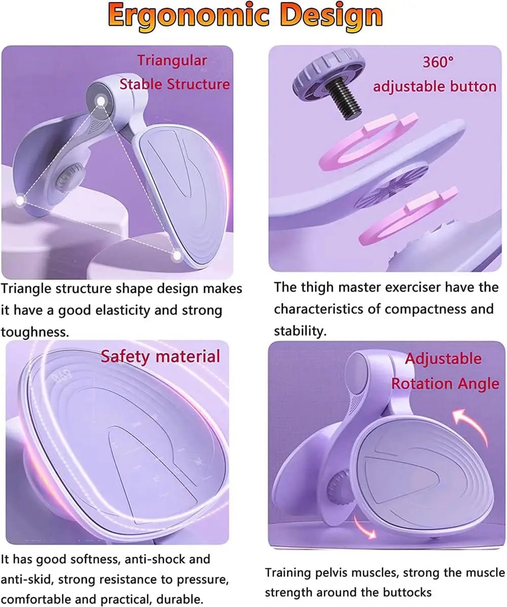 Multifunctional Adjustable Pelvic Floor Muscle Trainer Postpartum Repair Leg Clamp for Women Thin Legs and Beautiful Legs