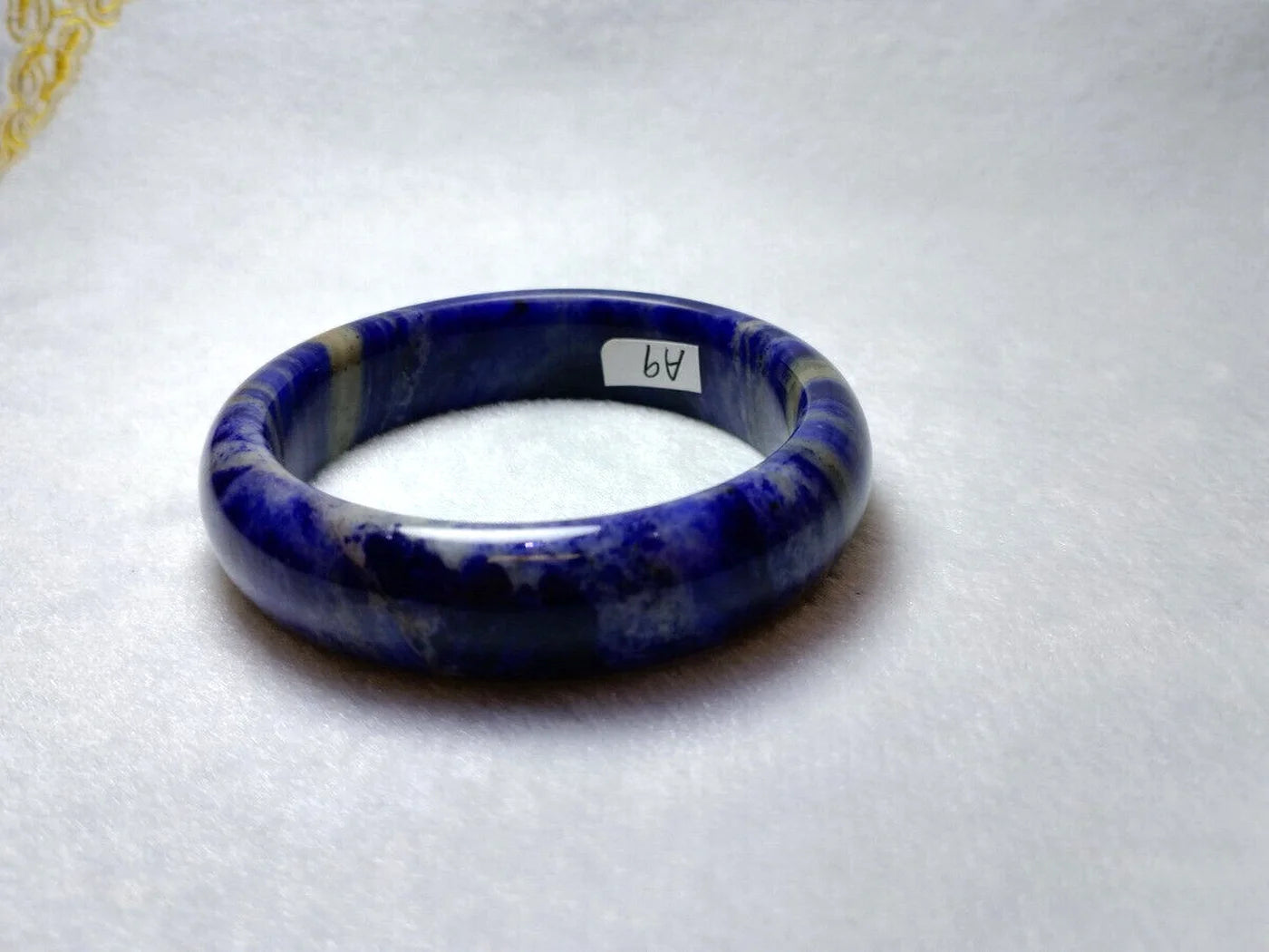 GENUINE Asia 60MM Rare Natural Lapis Lazuli Gemstone Bangle Bracelet