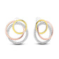 Bulbusbow 925 Sterling Silver Flower Dream Catcher Hoop Earrings for Women