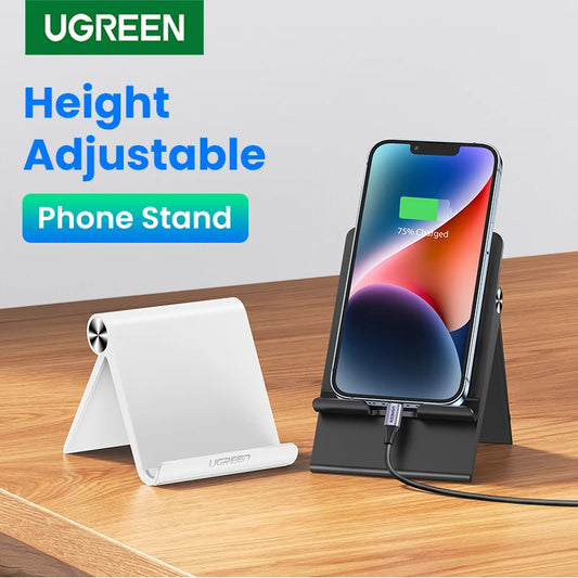 UGREEN Phone Holder Stand Moblie Phone Support For iPhone 16 15 ProMax Xiaomi Samsung Tablet Holder Desk Cell Phone Holder Stand