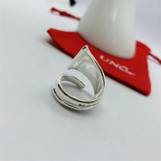 2024 New UNOde50 Fashion Electroplated 925 Silver Delicate Luxury Ring Gift