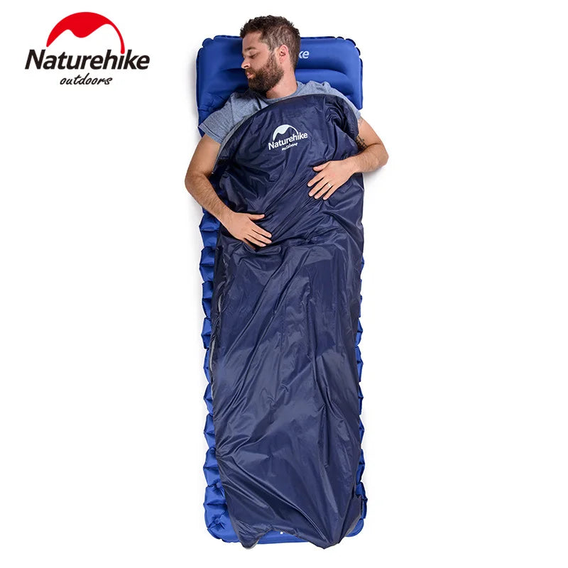 Naturehike Sleeping Bag LW180 Ultralight Waterproof Cotton Sleeping Bag Summer Hiking Camping Sleeping Bag Envelope Sleeping Bag