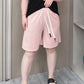 Summer New Wide Leg Shorts Women Plus Size Elastic High Waist Drawstring Loose Thin Casual A-line Hot Pants