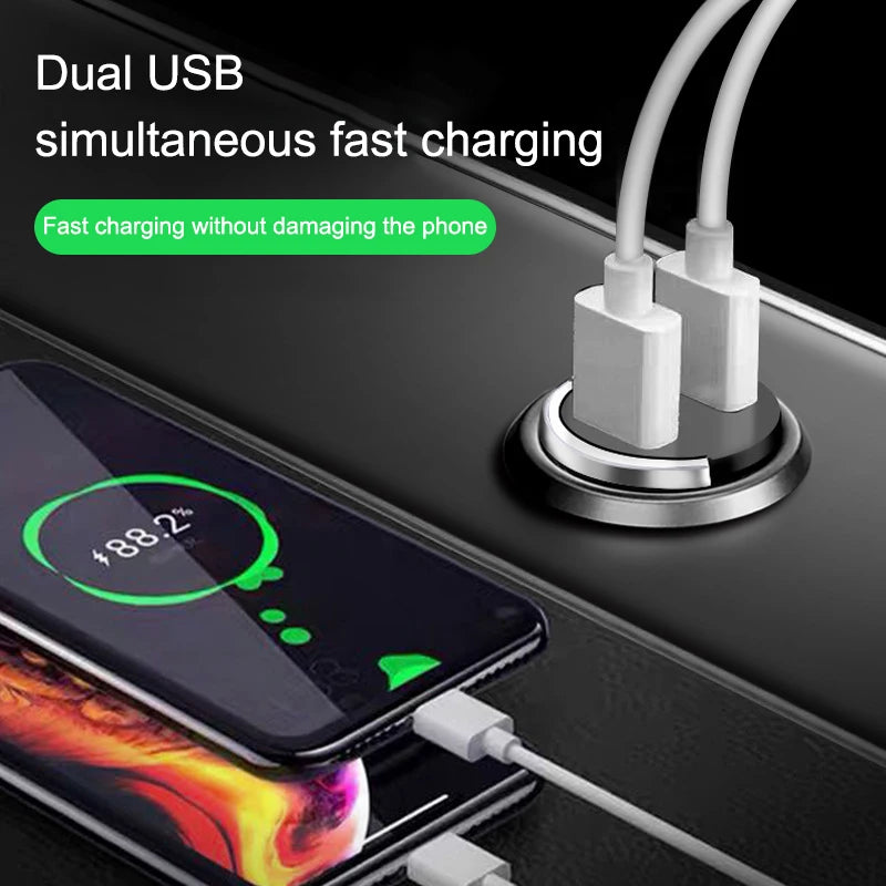 شاحن سيارة صغير 200 واط سريع الشحن لهاتف iPhone QC3.0 mini PD USB Type C شاحن هاتف محمول للسيارة لهاتف Xiaomi Samsung Huawei