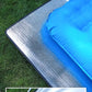 Outdoor camping moisture-proof mat, double-sided aluminum film beach sleeping mat, thickened moisture-proof tent floor mat