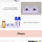 Electric Double Wax Heater Epilator Cartridge Wax Roller Base Roll On Waxing Refillable Hair Removal Machine Depilatory Heater