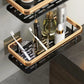 Punch-free Wall Mounted Bathroom Storage Organizer Shelf Shampoo Makeup Storage Rack For Kitchen Bathroom Accessories