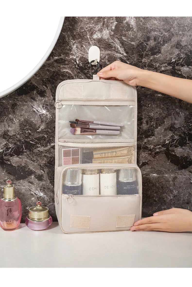 Multifunctional travel hook wash bag cosmetics storage bag