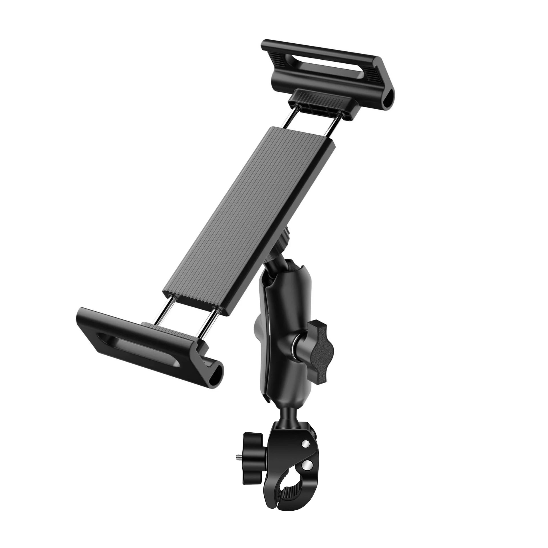 Motorcycle Bike Tablet Holder Universal 4.5-13.5 inch Indoor Gym Treadmill Handlebar Tablet Holder Stand Support for iPad iPhone