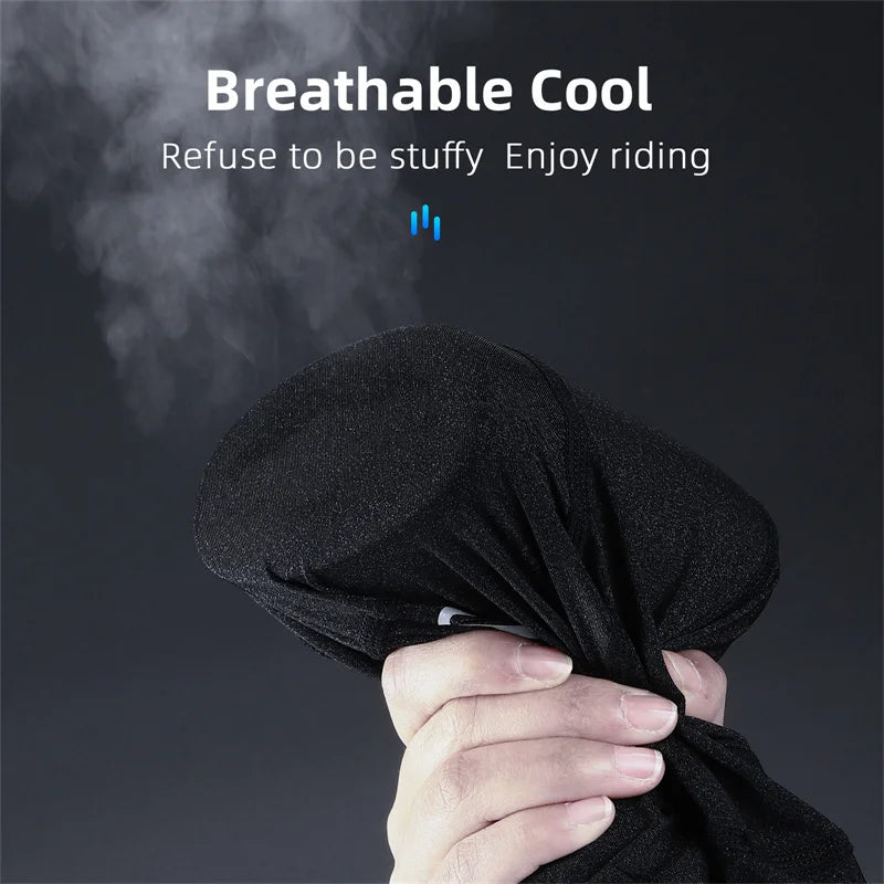 WEST BIKING Summer Cycling Caps UV Protection Cool Ice Silk Hat MTB Motorcycle Helmet Liner Skull Caps Running Sports Beanie