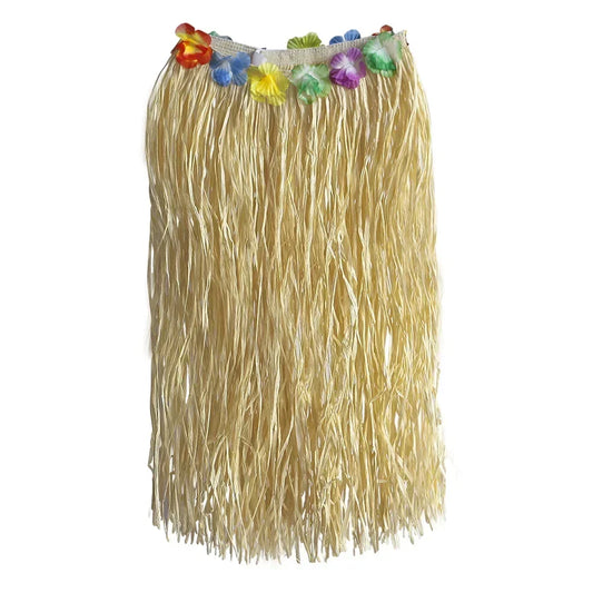 2024 New Stage Performance Clothing Seaside Vacation Dress Props Party Hawaiian Grass Skirt Simulated Straw Skirt