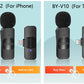 BOYA BY-M1V Wireless Lavalier Lapel Condenser Microphone for iPhone Android Smartphone Camera PC  Gaming YouTube Broadcast Vlog