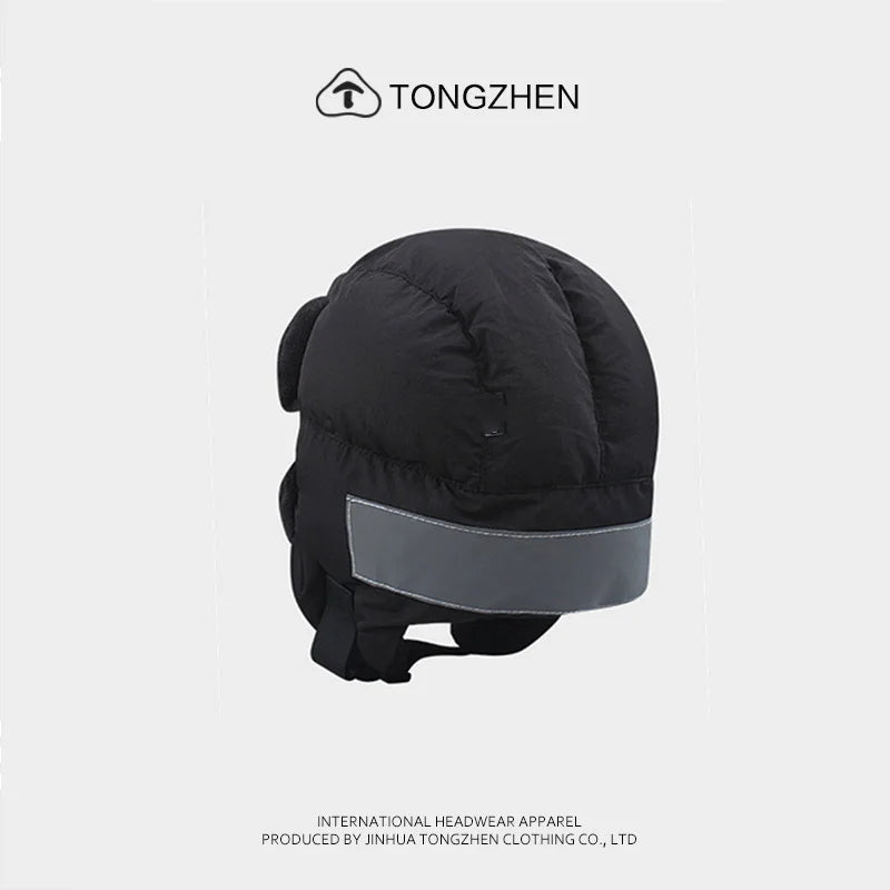 Men's Waterproof Winter Hats, Trapper Bomber Caps, Warm Fleece Lined, Earflaps, Bonnets, Cold Weather, Ski, Snow