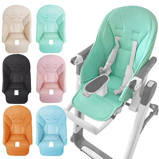 PU Baby Chair Cushion Seat Leather Cover Kids Growth Seat Pad Cushion Dinner Chair Seat Case Children Dining Chair Accessories