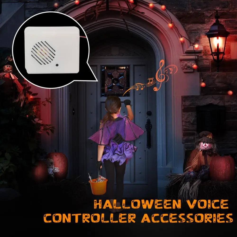 1pc Wireless Motion Sensor Detector Activated Halloween Sound Speaker Small Scream Box Security Alarm System For Shopping Mall