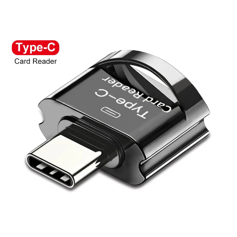 Type C To Microsd TF Adapters OTG Smart Memory Card Reader Type-C Micro USB To Micro-SD Adapter For PC/Mac