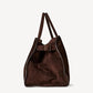 Tote Women's Bags Fashion Women's Bags Head Layer Cowhide Line Bags Dong Jie same Large Capacity Commuter Handbag