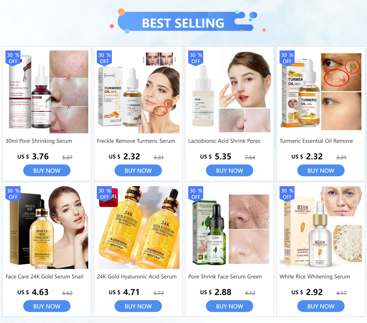 Shrink Pores Face Firm Moisturizing Essence Lactobionic Acid Facial Serum Repair Pores Liquid Beauty Korean Skin Care Products