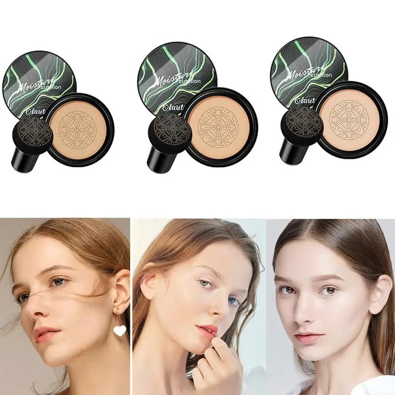 BB CC Cream  Face Foundation Concealer |bULBUSBOW Cushion Mushroom Base Waterproof Brighten Makeup Brightening Tone Cosmetics Make up