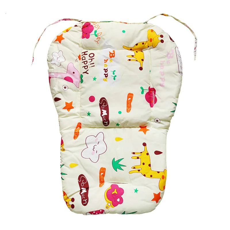 Baby Kids Highchair Cushion Pad Mat Booster Seats Cushion Pad Mat Feeding Chair Cushi on Pad Stroller Cushion Mat Cotton Fabric