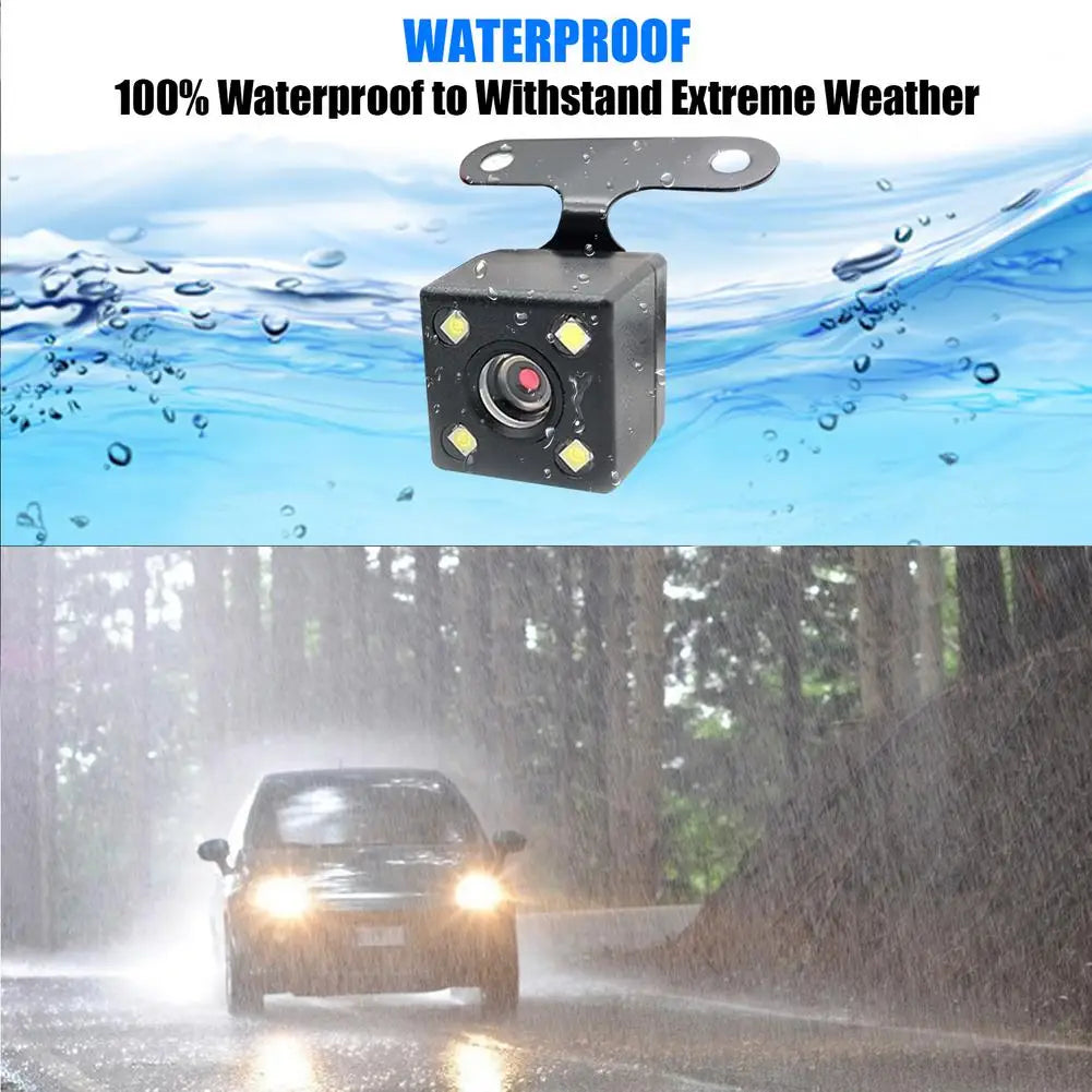 5Pin Car Mounted  Car DVR 4LED Rear View Camera 170° Motor Vehicle Mirror Dash Cam DVR Rear View Camera 2.5mm Waterproof