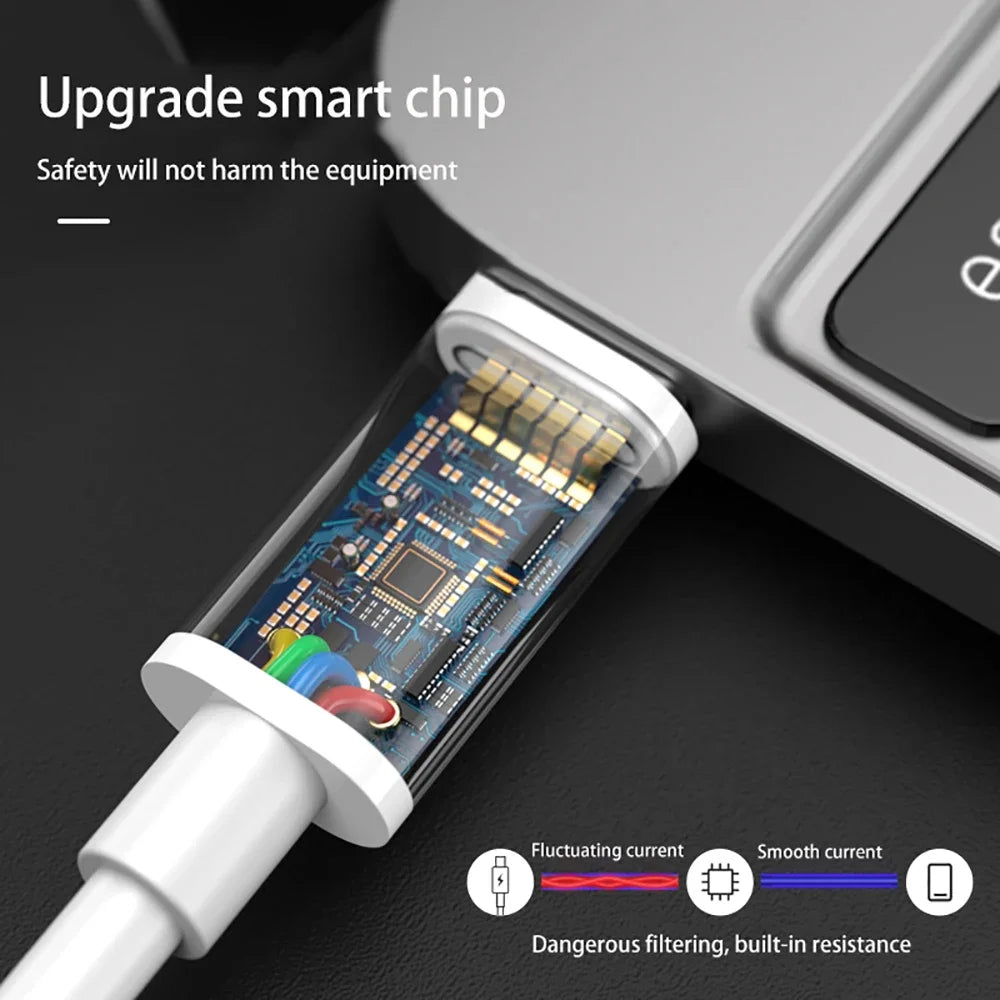 كابل شحن سريع 30 وات لهاتف Apple iPhone 14 13 12 11 Pro Max Mini USB C Quick Cable لإكسسوارات الهاتف X XR XS 8 7 14 Plus SE