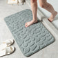 Cobblestone Embossed Bathroom Bath Mat Non-slip Carpets In Wash Basin Bathtub Side Shower Room Floor Rug Doormat Memory Foam Pad