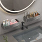 No Drill Bathroom Shelf Bathroom Makeup Shampoo organizer Aluminium Bathroom Organizer Shower Shelf Bathroom Accessories